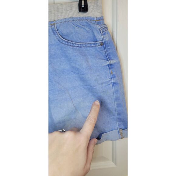 Wonder Nation Girls 16 Plus Jean Jegging Stretch Shorts - Picture 4 of 8